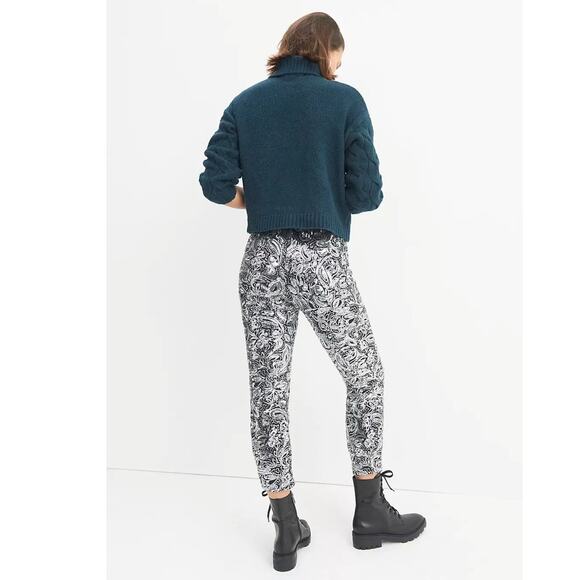 New Anthropologie Pascaline Sequined Trousers by Porridge $188 SMALL Silver/Gray - Picture 4 of 7